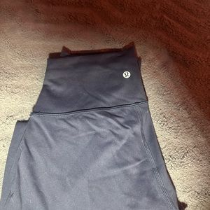 Navy blue wunder train high rise 25” lululemon leggings
